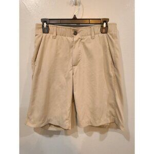 Under Armour Drive Shorts Men Size 30 Khaki Chino Heatgear Golf Athleisure